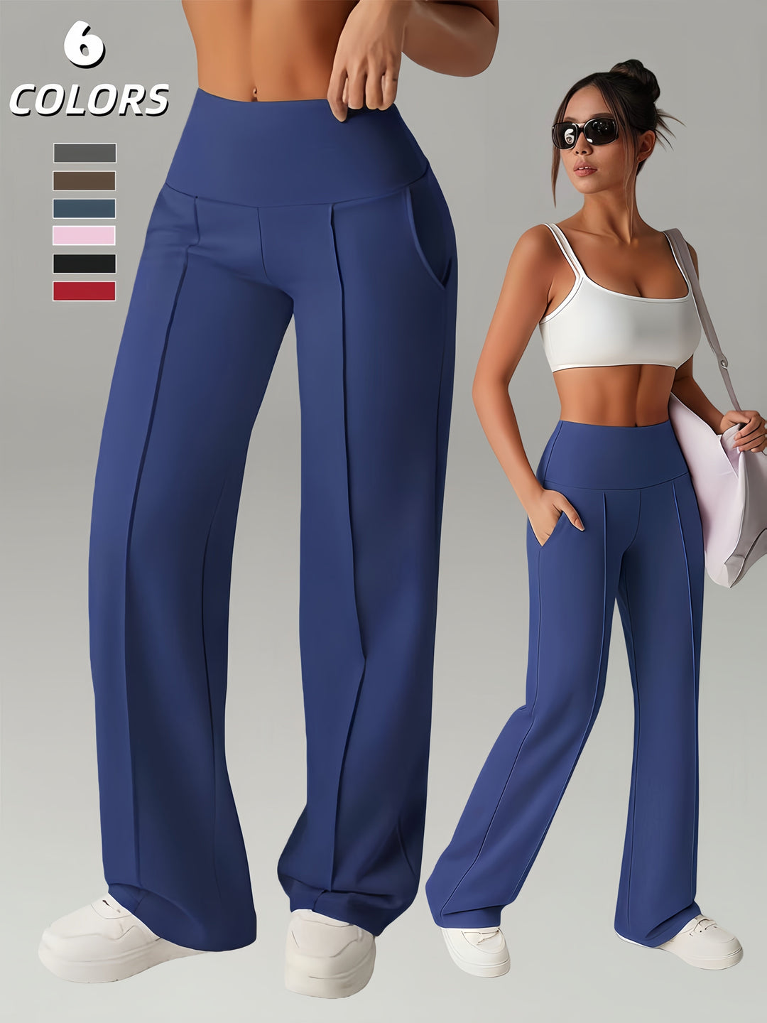 FlowWide High-Waist Broek