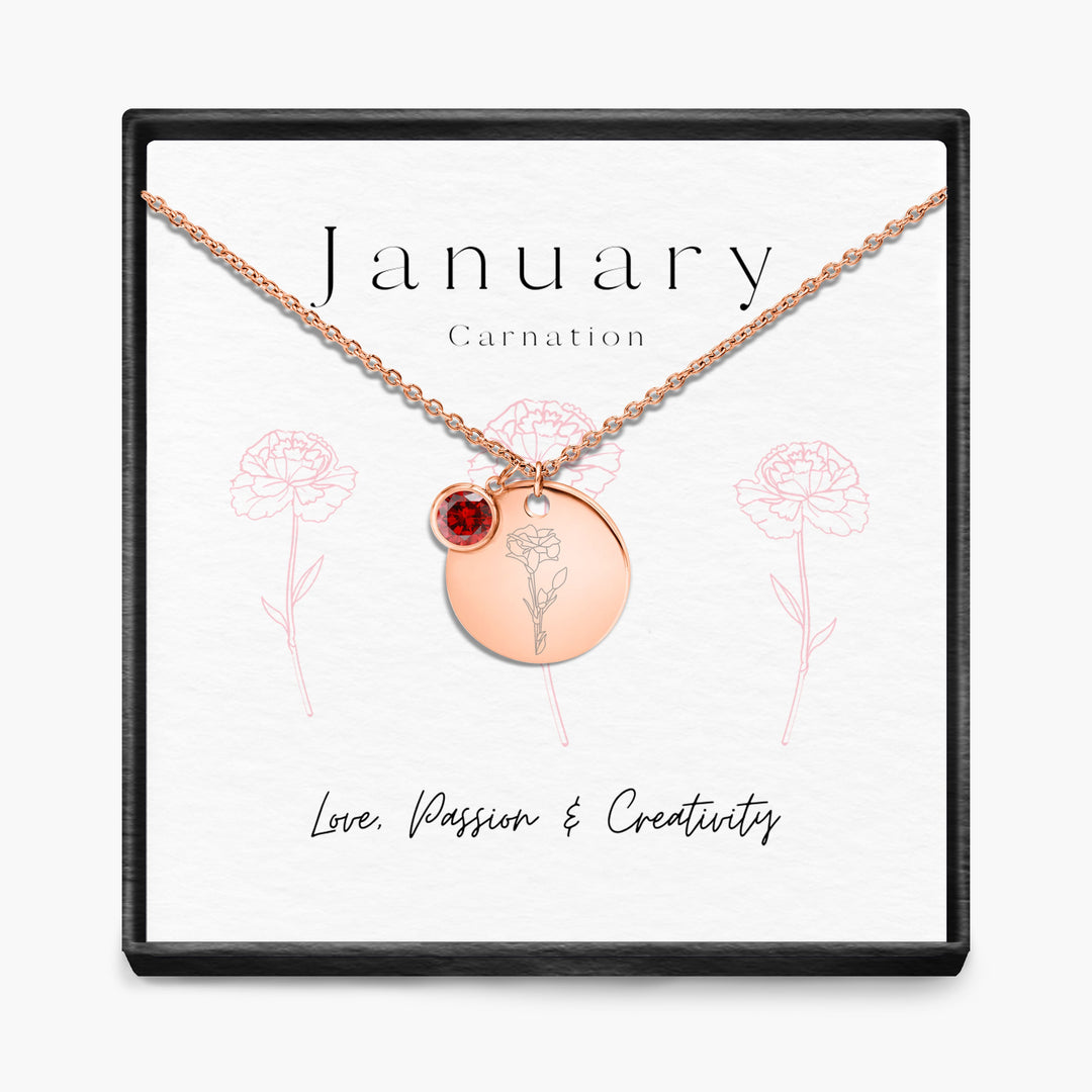 Geboortemaand hanger ketting