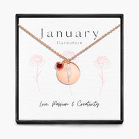 Geboortemaand hanger ketting