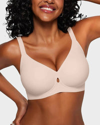 Onzichtbare Gelei Push-up BH met Ademend Waterdruppel Holte