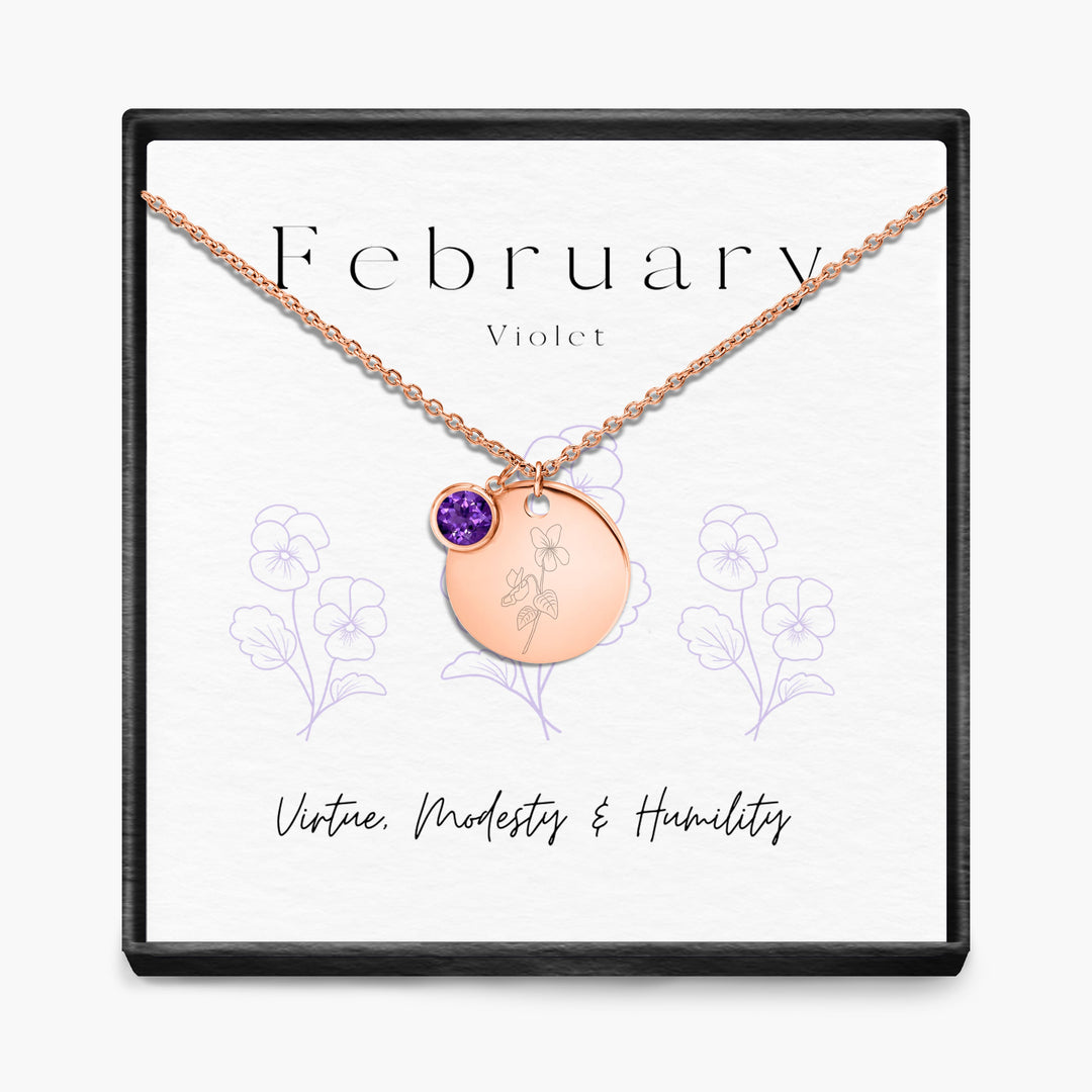 Geboortemaand hanger ketting