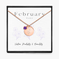 Geboortemaand hanger ketting