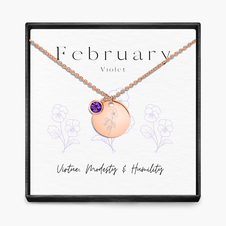 Geboortemaand hanger ketting