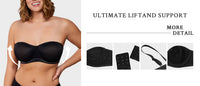 Strapless Mesh Balconette Beha met Beugel