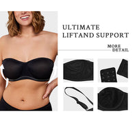 Strapless Mesh Balconette Beha met Beugel