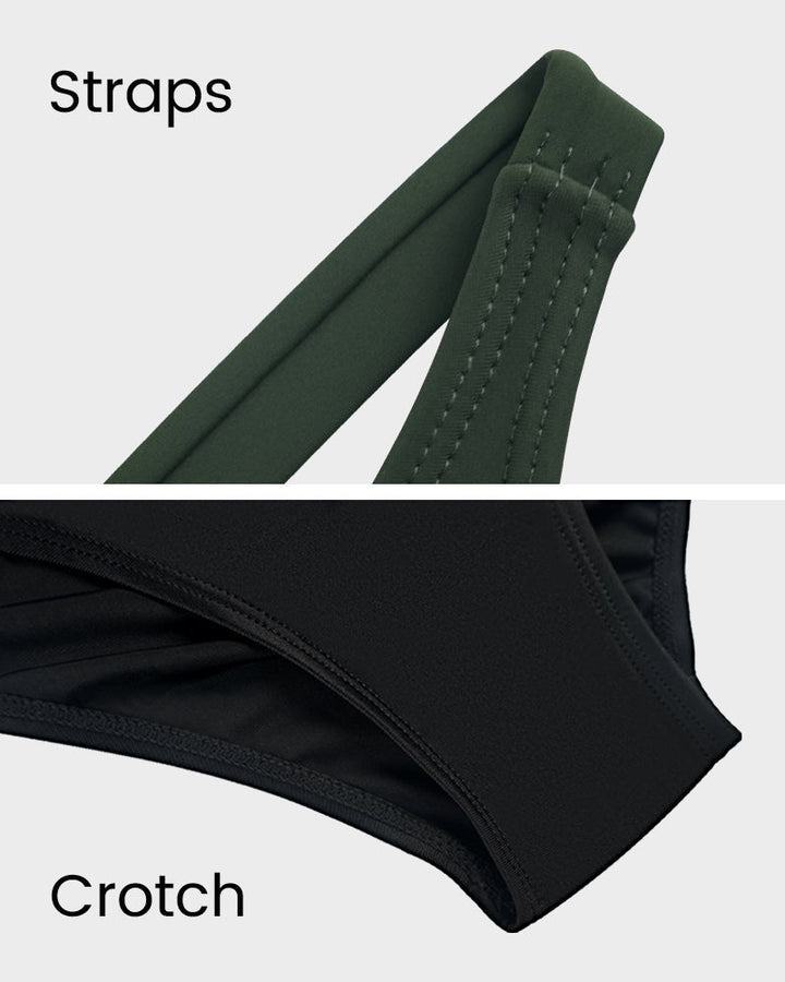 Push-up badpak uit één stuk met buikcontrole