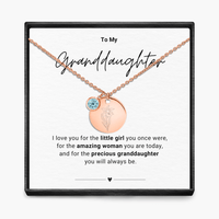 Aan mijn kleindochter - Geboortemaand hanger ketting