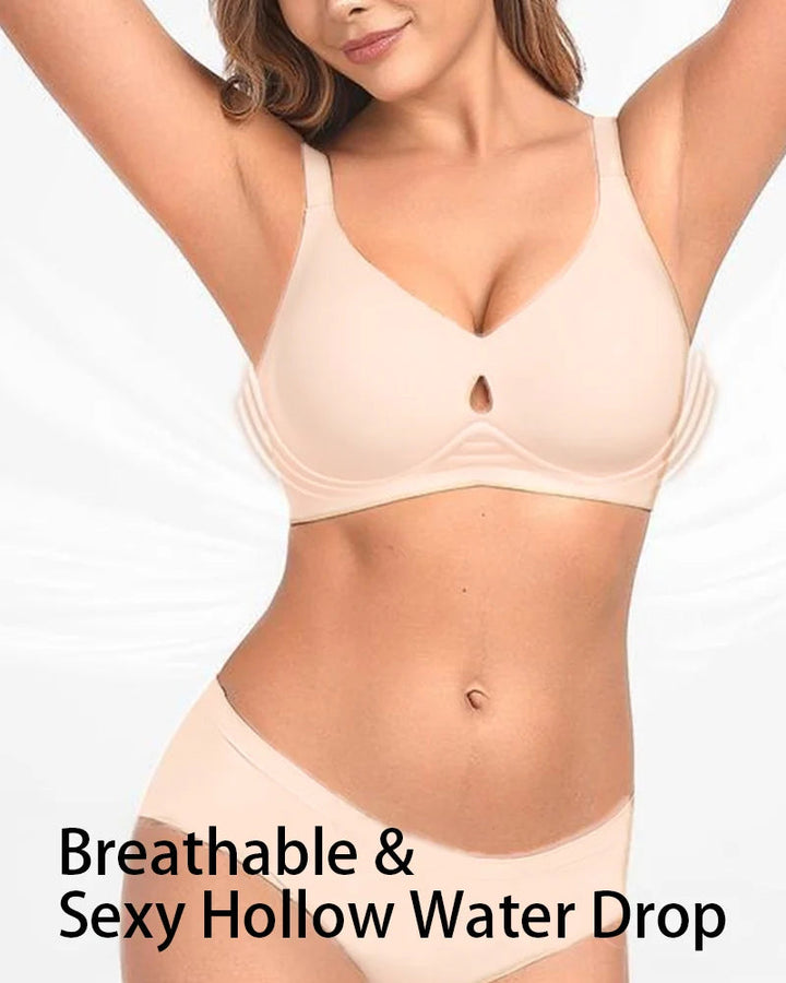 Onzichtbare Gelei Push-up BH met Ademend Waterdruppel Holte
