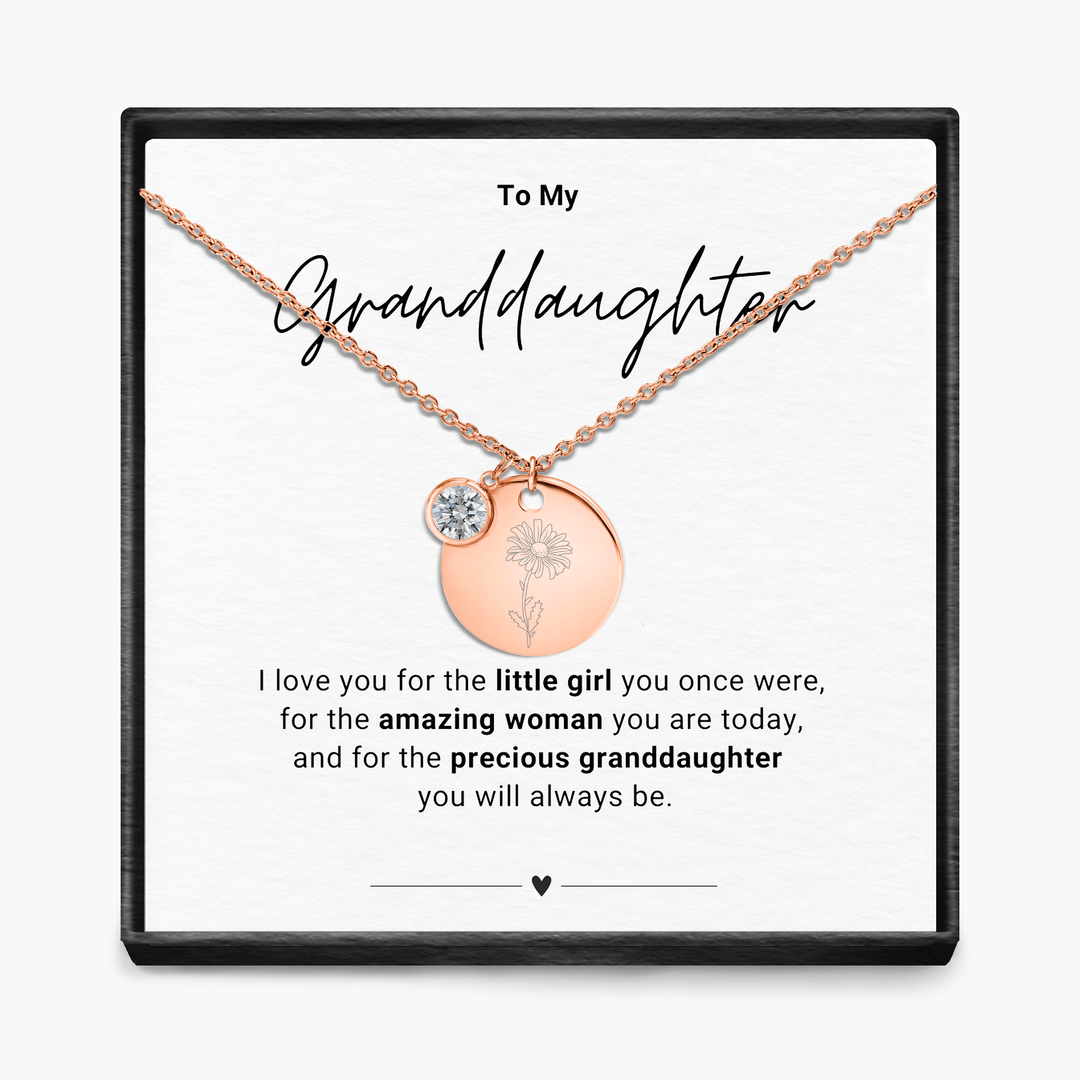 Aan mijn kleindochter - Geboortemaand hanger ketting