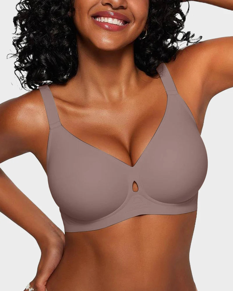 Onzichtbare Gelei Push-up BH met Ademend Waterdruppel Holte