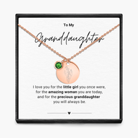 Aan mijn kleindochter - Geboortemaand hanger ketting