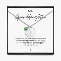 Aan mijn kleindochter - Geboortemaand hanger ketting