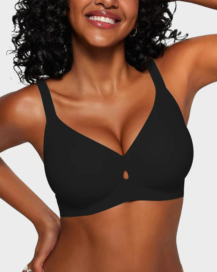 Onzichtbare Gelei Push-up BH met Ademend Waterdruppel Holte