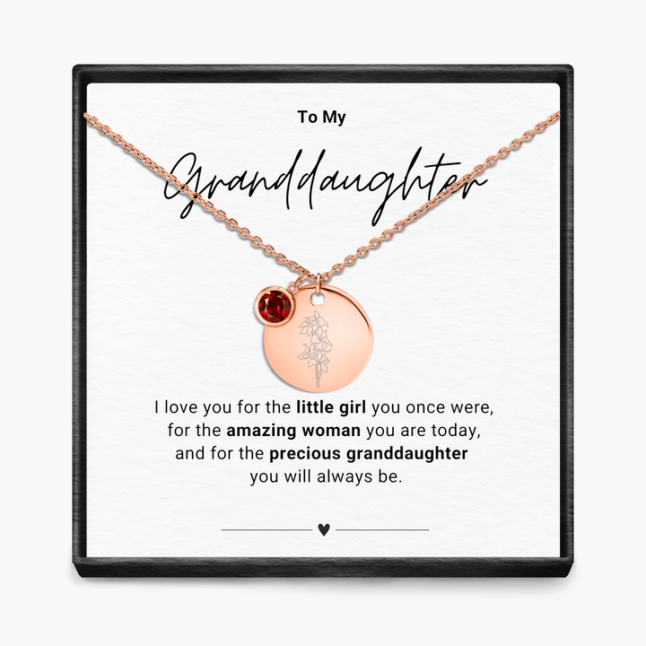 Aan mijn kleindochter - Geboortemaand hanger ketting