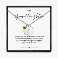 Aan mijn kleindochter - Geboortemaand hanger ketting
