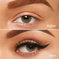 Draaibare eyeliner met dubbele vleugelvorm 