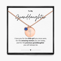 Aan mijn kleindochter - Geboortemaand hanger ketting