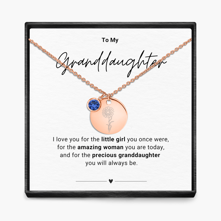Aan mijn kleindochter - Geboortemaand hanger ketting