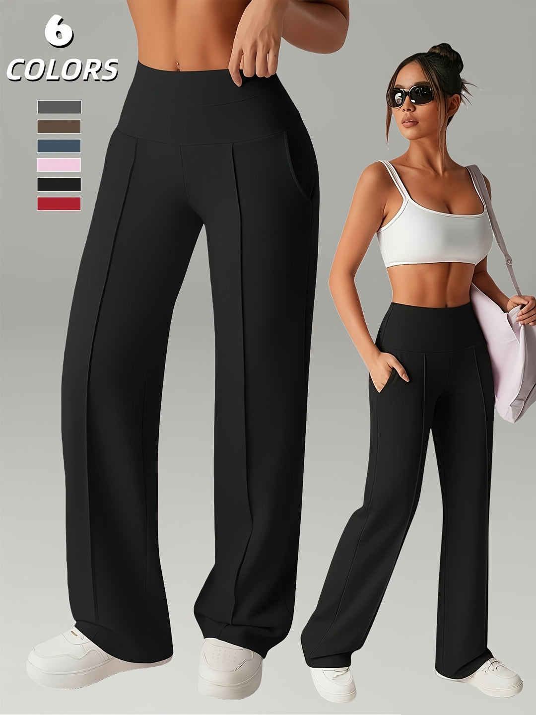 FlowWide High-Waist Broek