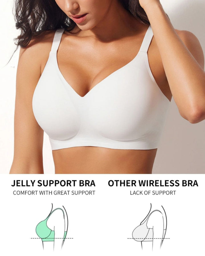 Jelly Draadloze Dames Comfortabele Push-up Beha