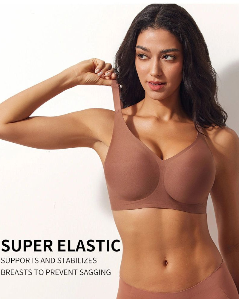 Jelly Draadloze Dames Comfortabele Push-up Beha