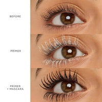Mascara en primer in een tube met dubbele werking