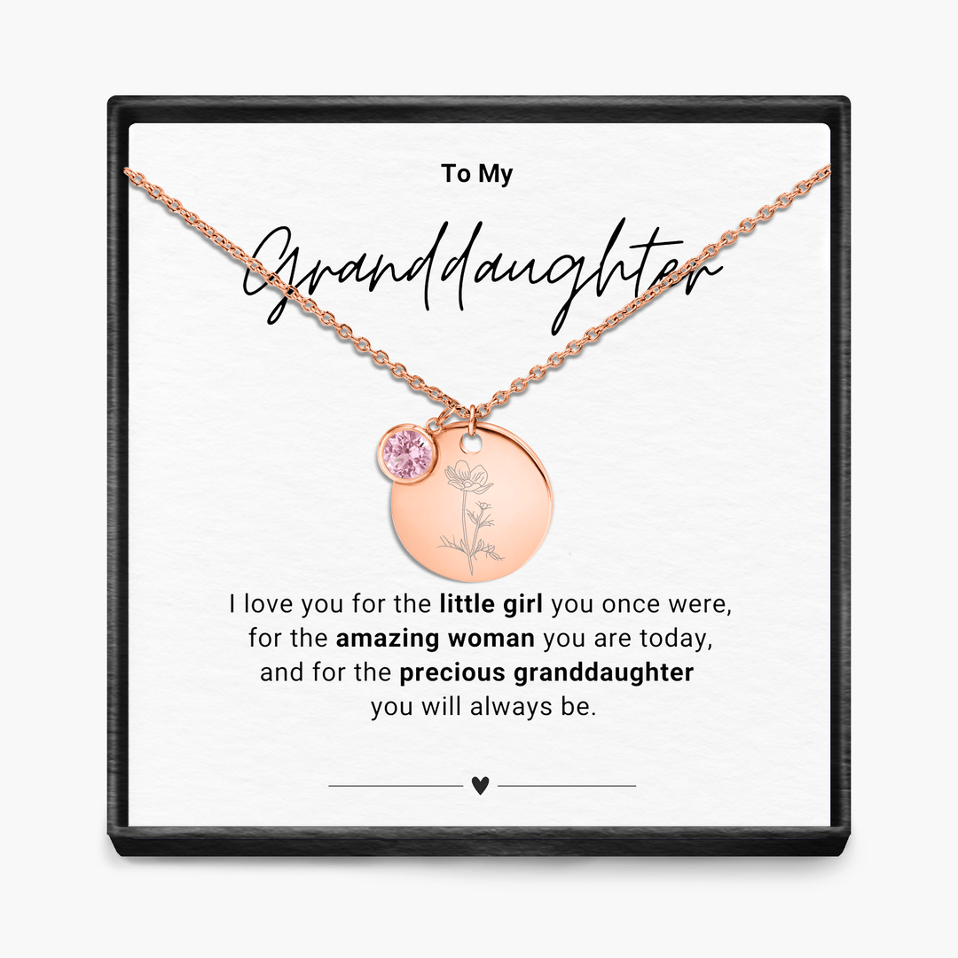 Aan mijn kleindochter - Geboortemaand hanger ketting