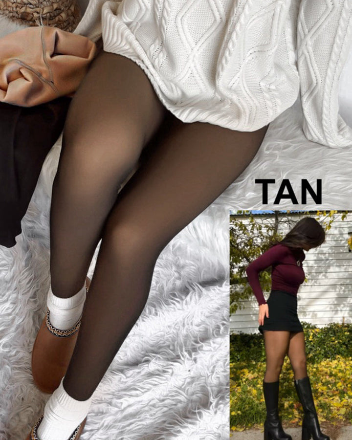 Alleen Vandaag🎯 Transparante Fleece Gevoerde Panty