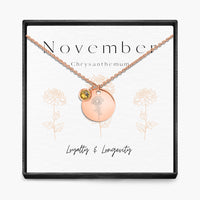 Geboortemaand hanger ketting