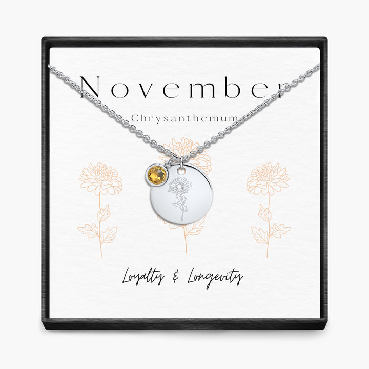 Geboortemaand hanger ketting