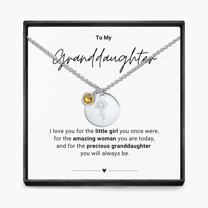 Aan mijn kleindochter - Geboortemaand hanger ketting