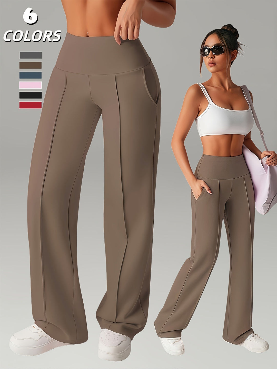FlowWide High-Waist Broek