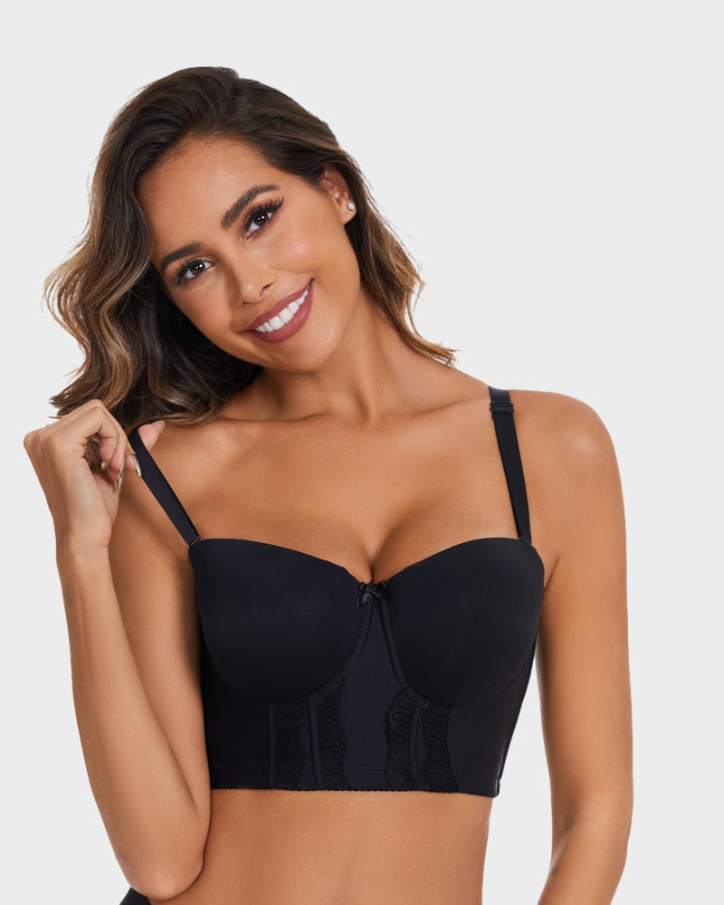 De Strapless Beha met Lage Rug