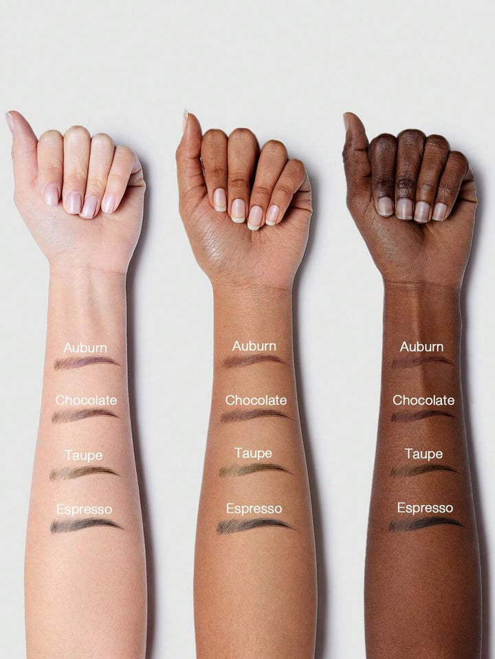 Brow Sculpt Dip-Espresso – Schuine borstel &amp; Vloeibare formule voor fijne haartjes