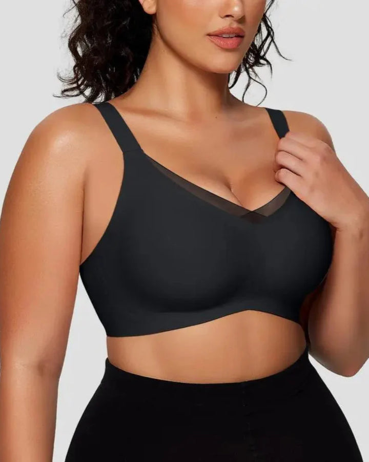 Draadloze BH's voor Dames V-Mesh Comfortabele Bralette Ondersteunend