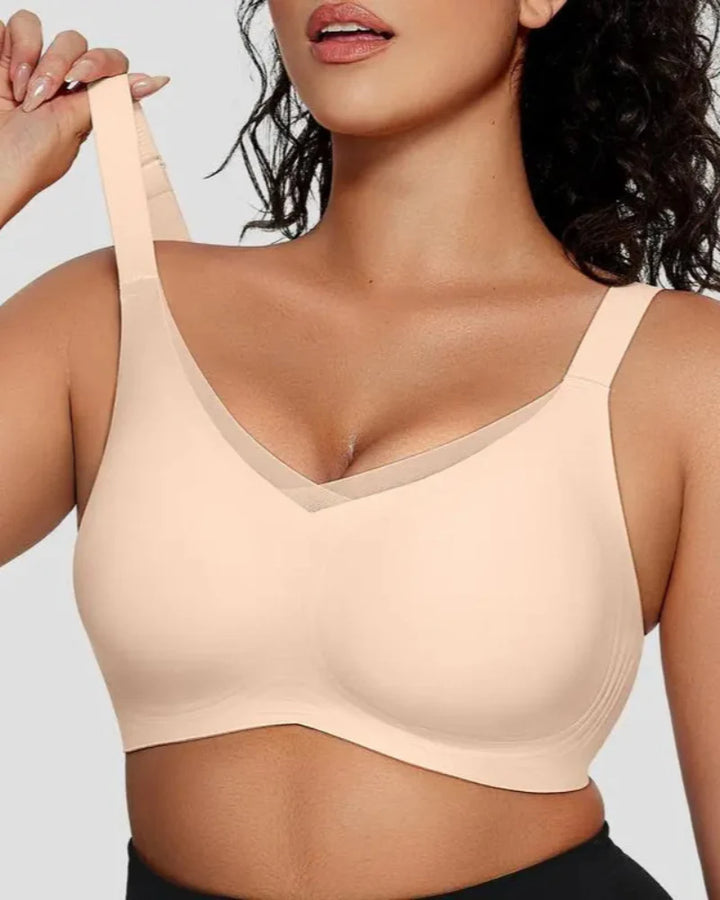 Draadloze BH's voor Dames V-Mesh Comfortabele Bralette Ondersteunend