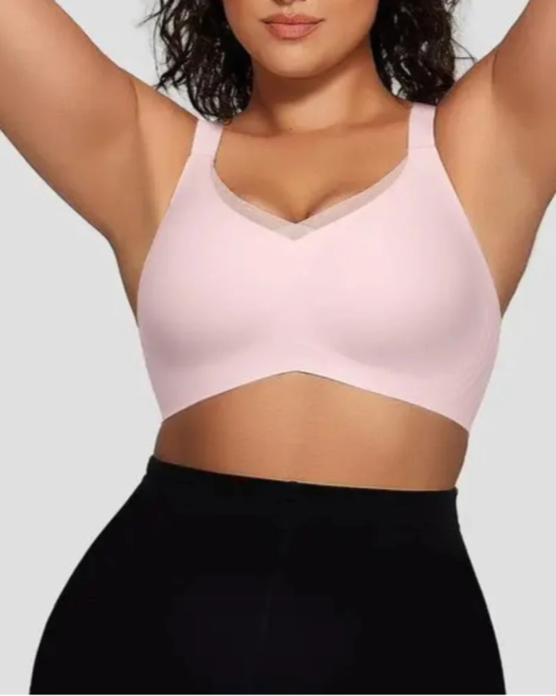 Draadloze BH's voor Dames V-Mesh Comfortabele Bralette Ondersteunend