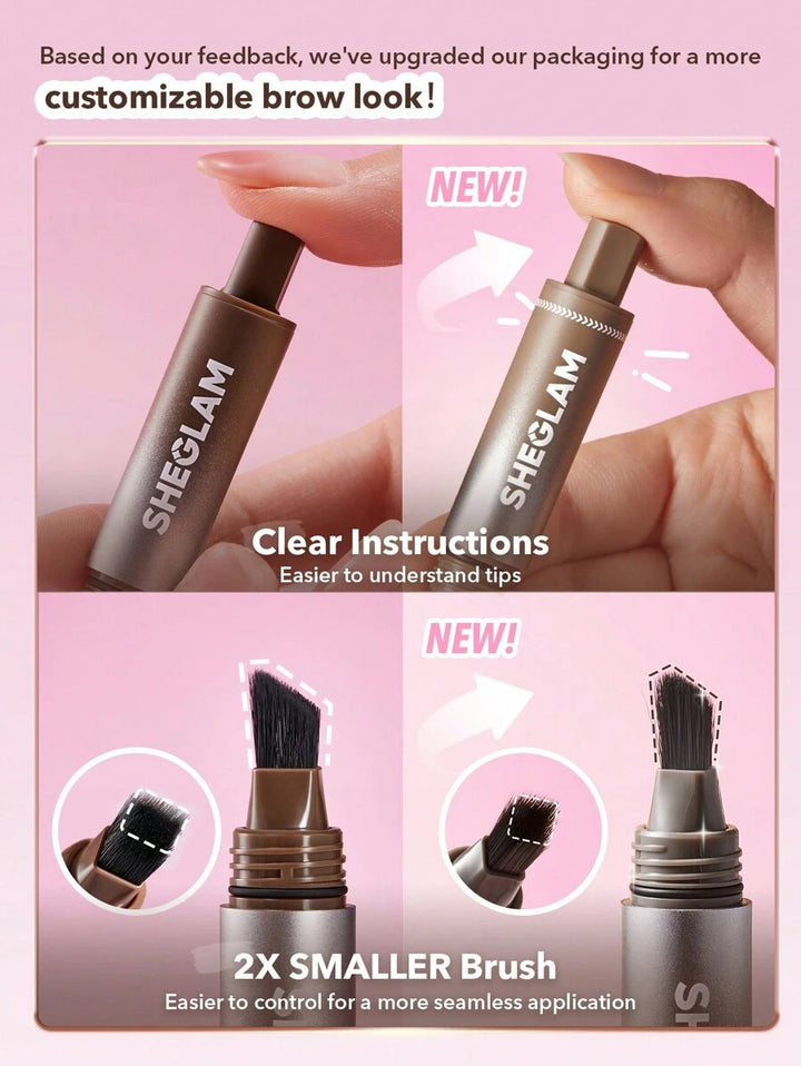 Brow Sculpt Dip-Espresso – Schuine borstel &amp; Vloeibare formule voor fijne haartjes