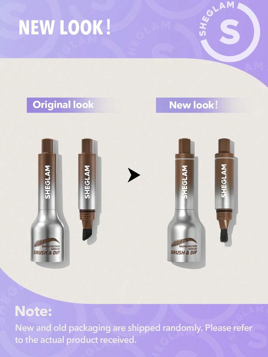 Brow Sculpt Dip-Espresso – Schuine borstel &amp; Vloeibare formule voor fijne haartjes