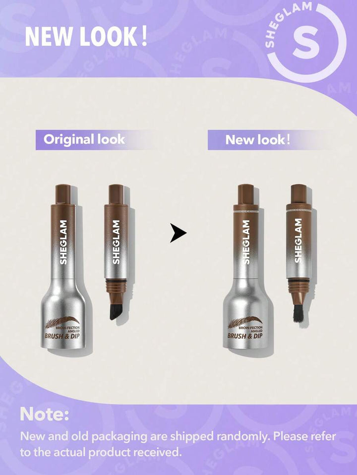Brow Sculpt Dip-Espresso – Schuine borstel &amp; Vloeibare formule voor fijne haartjes
