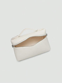 EVLO - Kleine handtas van generfd leer - Beige