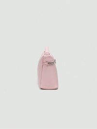 EVLO - Kleine handtas van generfd leer - Roze