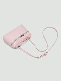 EVLO - Kleine handtas van generfd leer - Roze