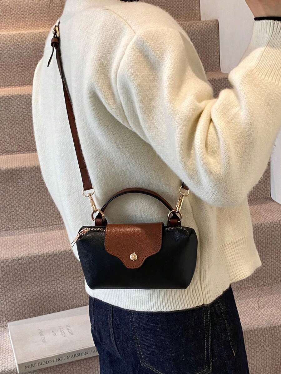 Women’s Mini Waterproof Nylon Contrast Bag