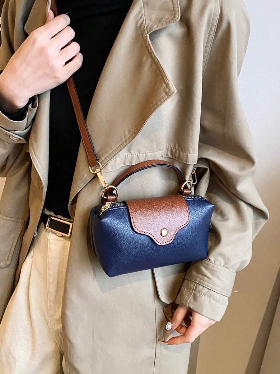 Women’s Mini Waterproof Nylon Contrast Bag