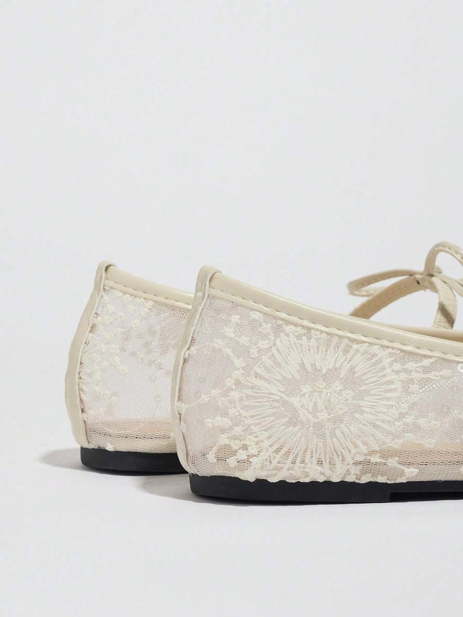 Elowen Lace Mary Jane Ballerina's