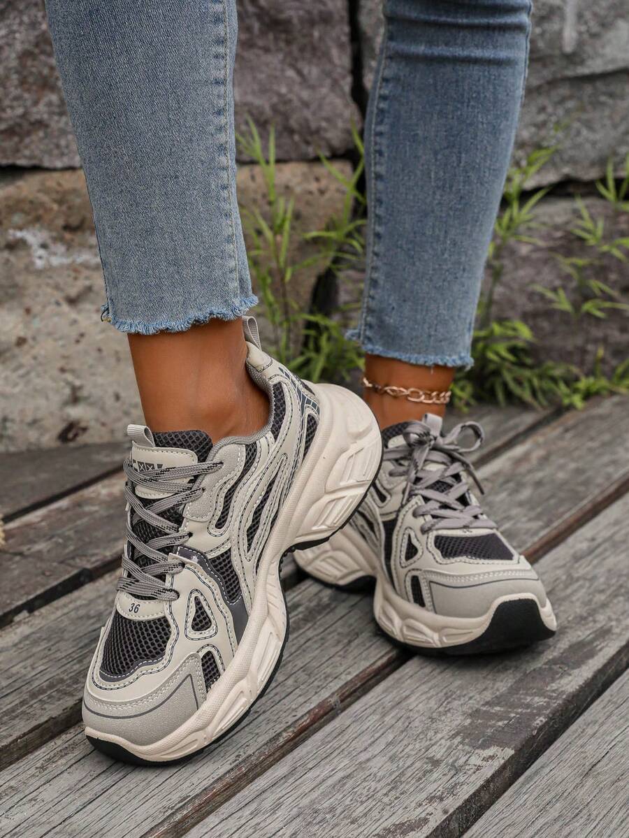 Soft Wedge Sneakers met Hakverhoging