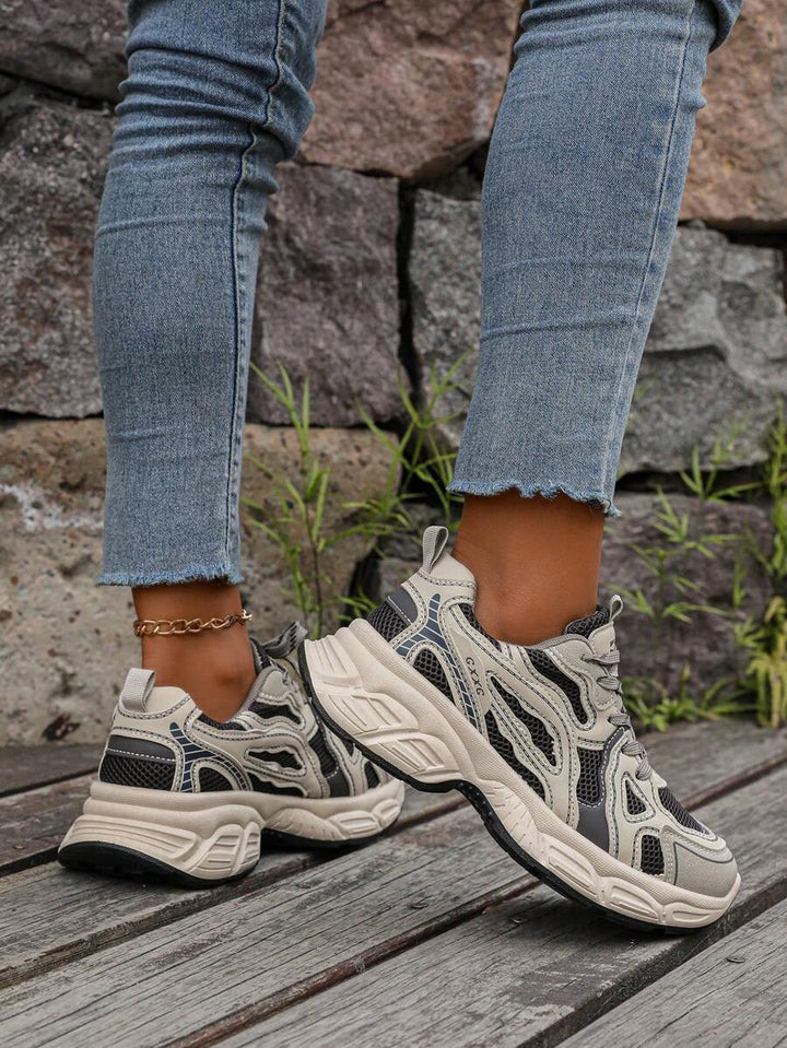 Soft Wedge Sneakers met Hakverhoging