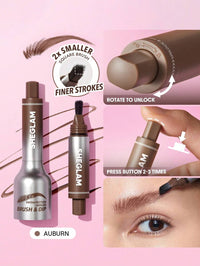 Brow Sculpt Dip-Espresso – Schuine borstel &amp; Vloeibare formule voor fijne haartjes