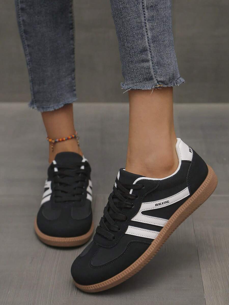 Camden Court Black Gum Sneakers